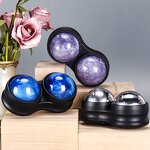 Stainless Steel Massage Ball - 304 Ice Gel Double Balls Resin Manual Tool