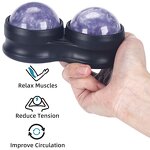 2 in 1 Massage Ball - Custom 54mm 304 Stainless Steel Ice Gel Resin Tool