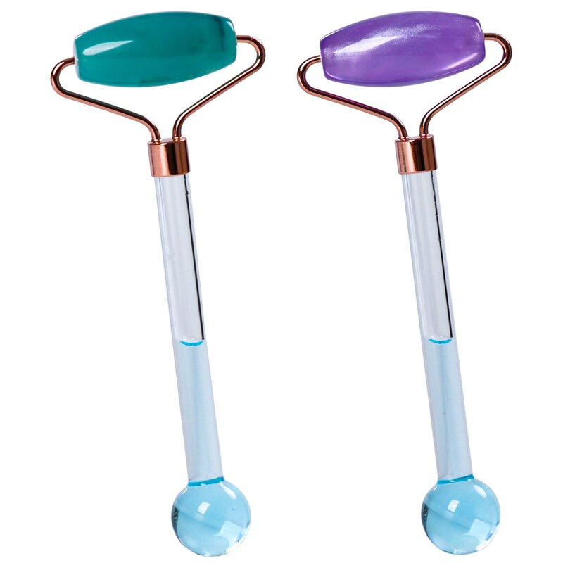 Ice Globes Jade Roller - 2-In-1 Custom Logo Face Eye Cold Ball Skin Care