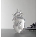 Resin Heart Model - Transparent 3D Anatomical Human Medical Display Tool