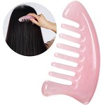 Resin Meridian Comb - Custom Logo Scalp Face Chest Acupoint Massage Tool