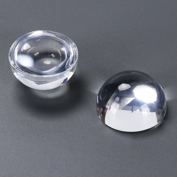 Crystal Magnifying Dome - Half Sphere Blank Round Paperweight Hemisphere
