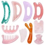 Resin Gua Sha Tool - Custom Face Lift Sore Muscles Tension Knots Relaxation