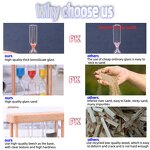 3 in 1 Tea Timer - Custom 3/4/5 Minute Conjoined Wooden Hourglass