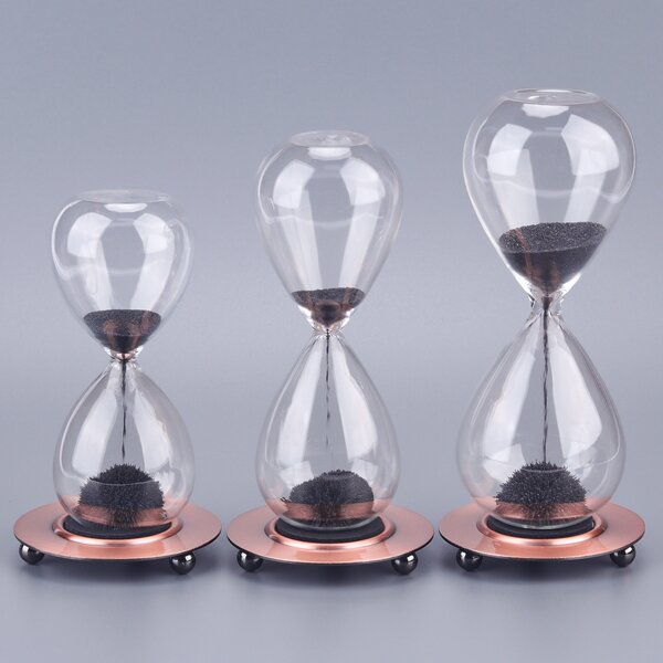 Magnetic Hourglass - Desk Office Science Home Decor Sand Timer