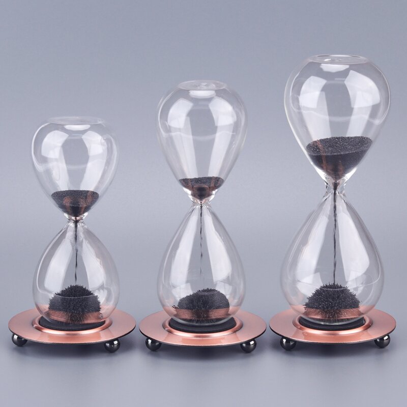 Magnetic Hourglass - Desk Office Science Home Decor Sand Timer