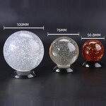 Glitter Acrylic Crystal Ball - Factory Wholesale Home Decor Plastic Resin