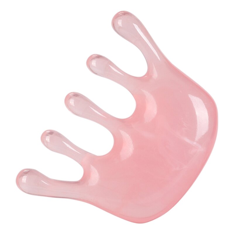 Buffalo Horn Comb - Five Teeth Meridian Wide Tooth Scalp Scraping Tool