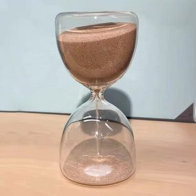 Clear Glass Hourglass - 5/15/30/60 Minute Creative Home Decor Sand Clock