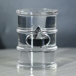 Acrylic Resin Paperweight - Custom Clear Embedded Flower Crystal Sphere