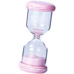 Clear Mini Hourglass - Round Plastic 1-30 Minutes Classroom Home Game Timer