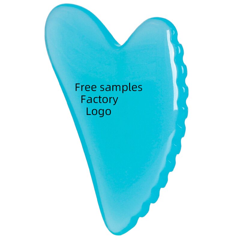 Resin Gua Sha Board - Newest Pink Agate Blue Green Facial Anti-aging Tool