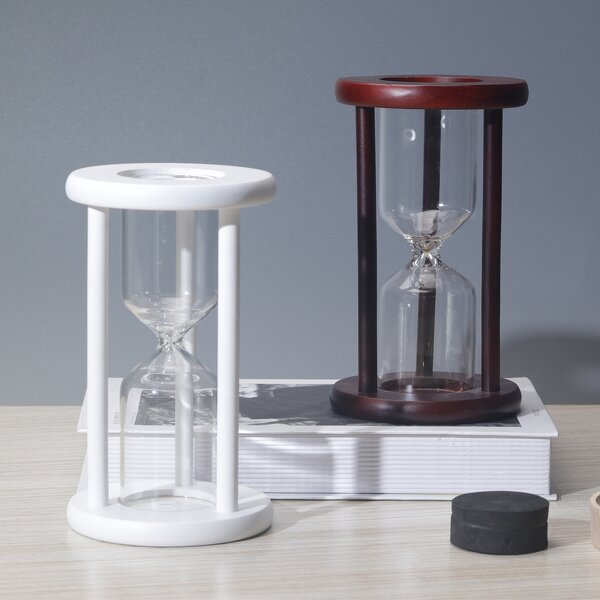 DIY Sand Hourglass - China Best Price Empty Custom Logo Wooden Table Clock