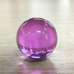 Clear Acrylic Game Ball - Custom 75MM Gaming Home Decor Colorful Resin