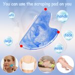 Resin Muscle Gua Sha Board - Eco-Friendly Crystal Heart Face Lifting Scraper