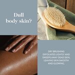 Bamboo Bristle Body Brush - Laotang Private Label Dry Skin Cellulite Tool