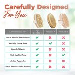 Wooden Body Exfoliator - New Product Solid Wood Frame Skin Scrub Brush