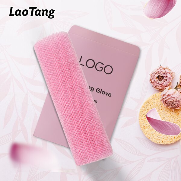 Exfoliating Body Scrub Towel - Korean Loofah Back Shower Cloth Scrubber