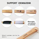 Sisal Bristle Shower Brush - Factory Wholesale Natural Vegan Bamboo Handle Tool