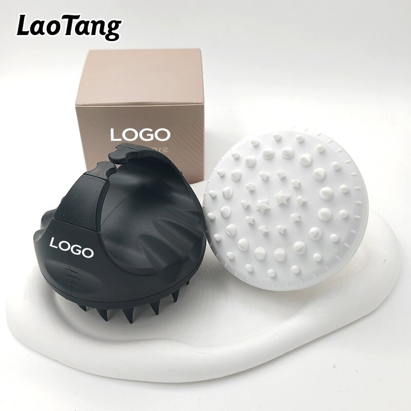 Silicone Shower Shampoo Brush - New Wet Dry Scalp Care Salon Massaging Tool