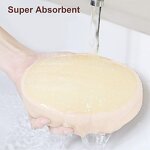 Eco Friendly Loofah Sponge - Natural Shower Body Exfoliating Bath Pad