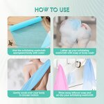 African Body Net Sponge - In Stock Long Nylon Mesh Exfoliating Shower Tool