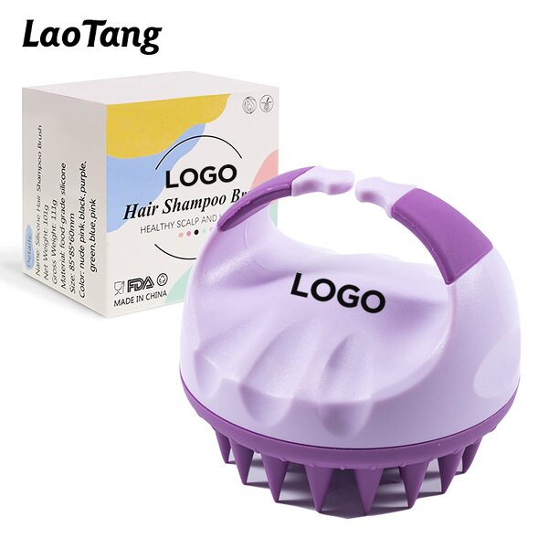 Silicone Head Massage Comb - Shampoo Hair Washing Shower Bath Spa Slimming Tool