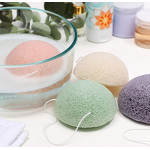 Konjac Bath Sponge - Organic 100% Natural Private Label Body Cleansing Tool