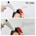 Six Rows Detangler Brush - Wholesale Plastic Custom Logo Women Curly Hair Tool
