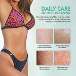 Back Exfoliating Towel - Nylon Extended Length Pull Bath Scrub Washcloth