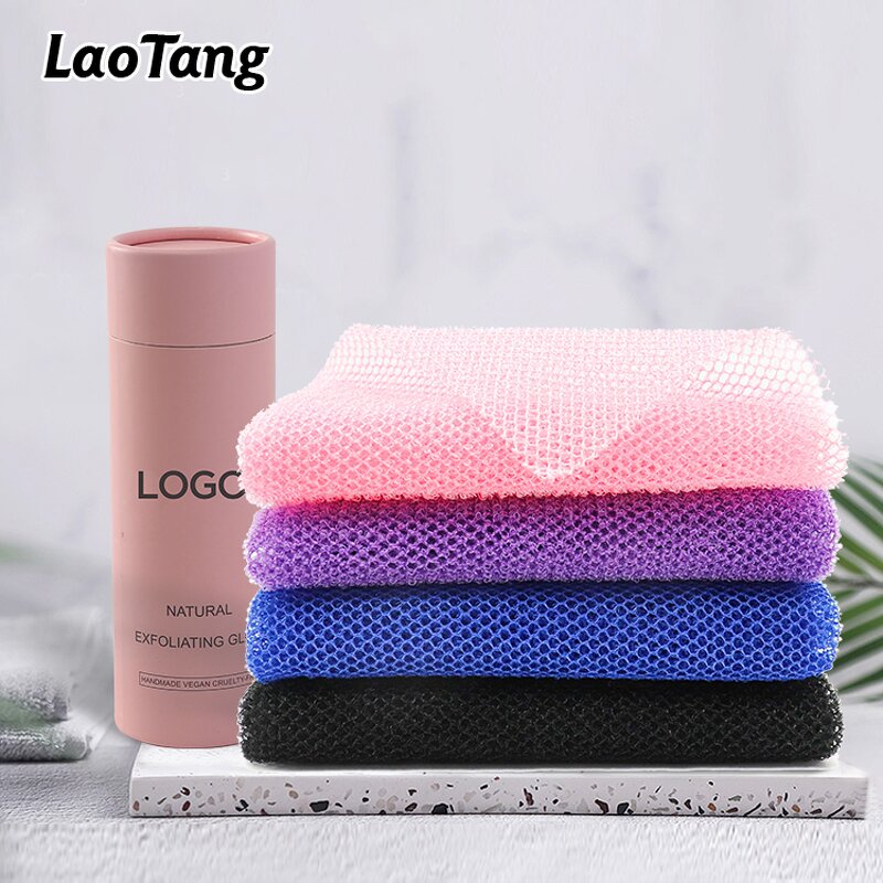 Korean Exfoliating Towel - Nylon Japanese Bath Wash Cloth Body Beauty Tool