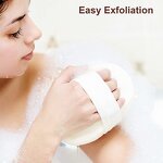 Loofah Bath Glove - 100% Material Body Scrubber Effective Cleaning Tool
