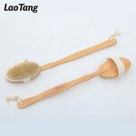 Dry Brushing Body Brush - Soft Natural Bristles Lymphatic Exfoliating Tool