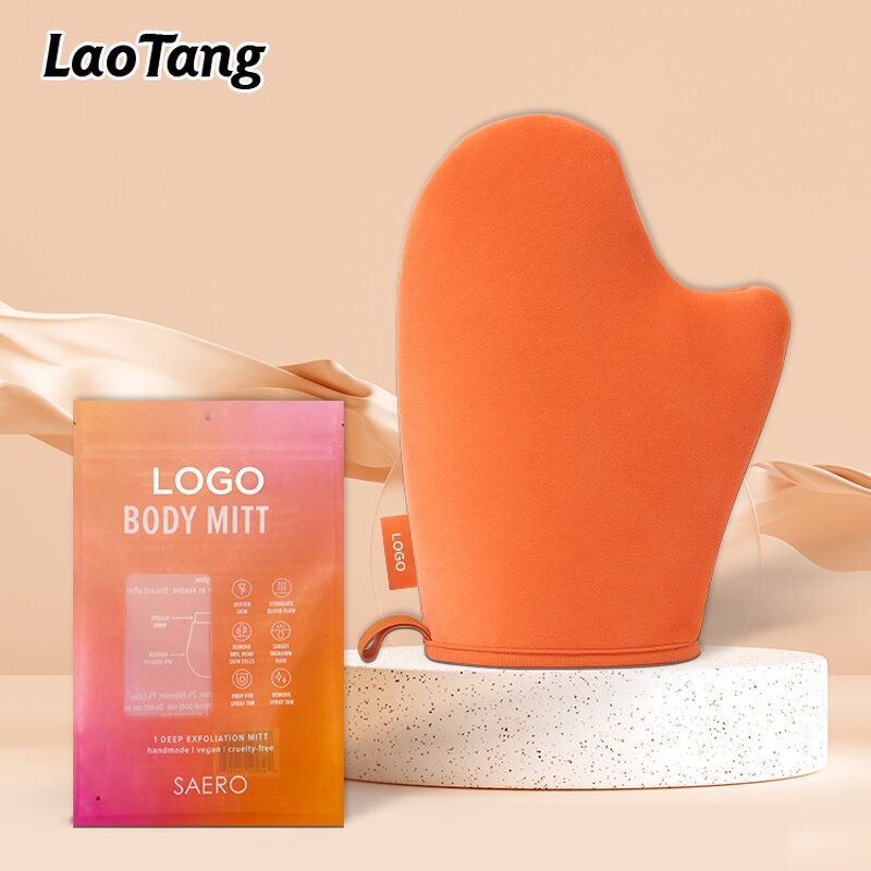 Velvet Tanning Gloves - Private Brand Waterproof Even Application Mittens