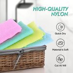 Japanese Nylon Scrub Towel - Laotang Long Exfoliating Durable Bath Cloth