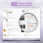 Viscose Body Scrubber - Private Label 100% Natural Back Exfoliating Spa Belt