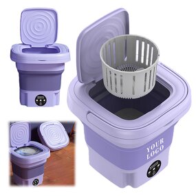 Mini Washing Machine Manufacturer - Half Automatic Foldable with Spin Dry for Socks Baby Clothes