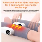 Leg Massager Manufacturer - Air Pressure Calf Physiotherapy Machine with Hot Compress