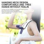 Portable Fan Manufacturer - 5 Speeds Digital Display 1800mAh Handheld Neck Desk 3in1
