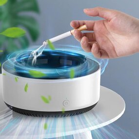 Air Purifier Manufacturer - 360 Surround Suction 2 in 1 Smokeless Ashtray with Filter