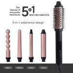 Curling Wand Set Manufacturer - 5 in 1 Fast Heating Interchangeable with Heat Glove