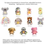 Breathing Plush Toy Manufacturer - Newborn Otter Stuffed Animal with Moving Ears Music