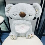 Breathing Plush Toy Manufacturer - Stuffed Koala Kid-Friendly Material Sound Machine
