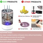 Makeup Brush Cleaner Manufacturer - Automatic 3 in 1 Portable with Holder and Dryer