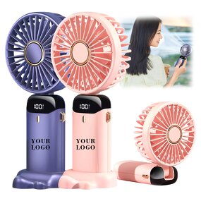 Handheld Fan Manufacturer - LED Rechargeable Foldable 1200mAh Bright Color USB