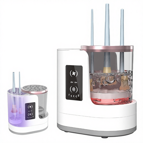 Makeup Brush Cleaner Manufacturer - Portable Automatic Spinning for All Size Brushes