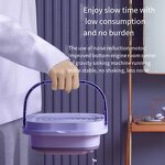 Mini Washing Machine Manufacturer - Half Automatic Foldable with Spin Dry for Socks Baby Clothes