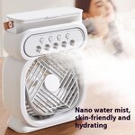 Air Cooler Fan Manufacturer - Misting 450ml Water Tank 3 Speeds with 7 Night Light