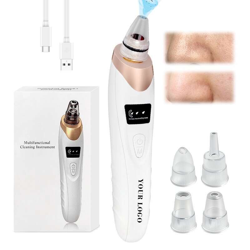Facial Pore Cleaner Manufacturer - Electric Comedone Whitehead Extractor Rechargeable for Women