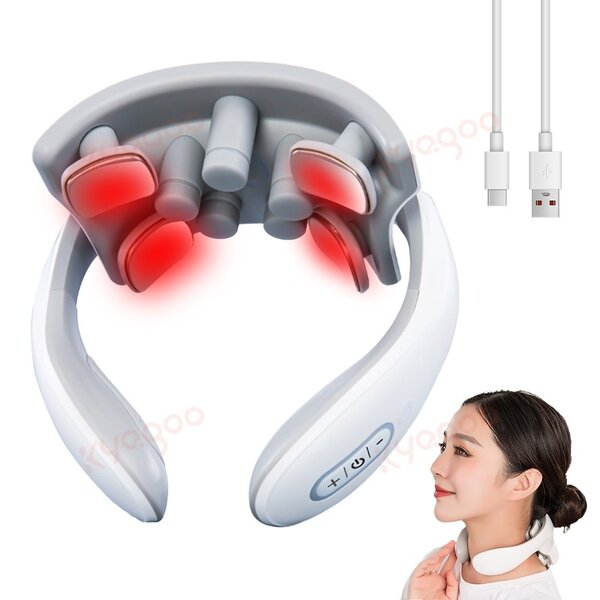 Neck Massager Manufacturer - Wireless Electric 3D Kneading Shiatsu with Heat for Pain Relief